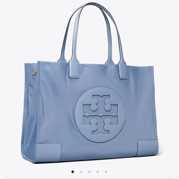 Tory Burch Handbags - Tory Burch Blue Large Nylon Ella Tote